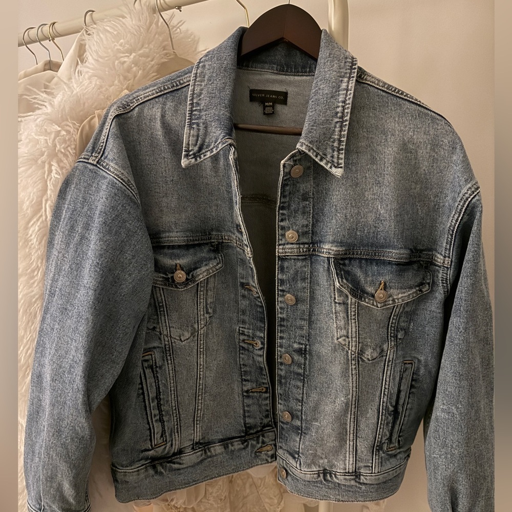 NWOT Silver Jeans denim jacket M